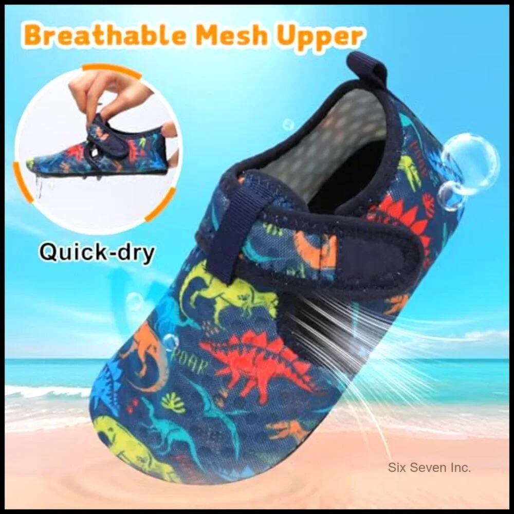Kids Quick Dry Water Shoes Non-Slip Athletic Breathable Lightweight Beach